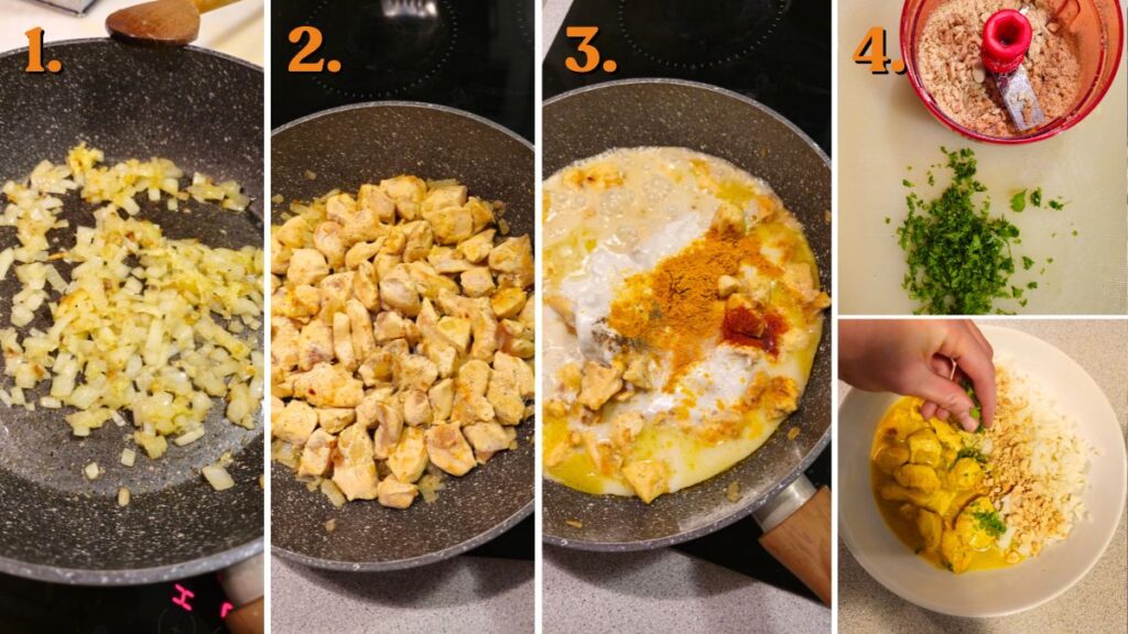 kako napraviti pileći curry