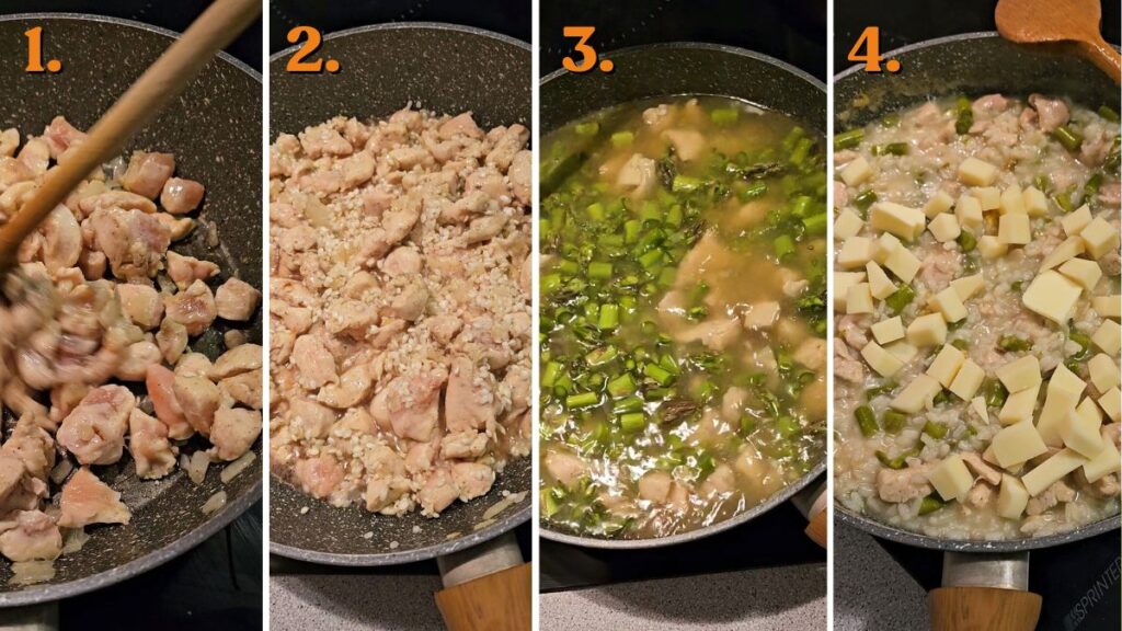 kako se kuha kremasti Rižoto sa šparogama i piletinom